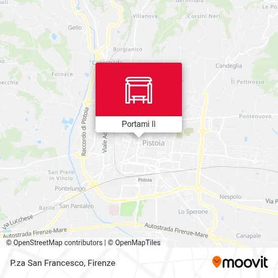 Mappa P.za San Francesco