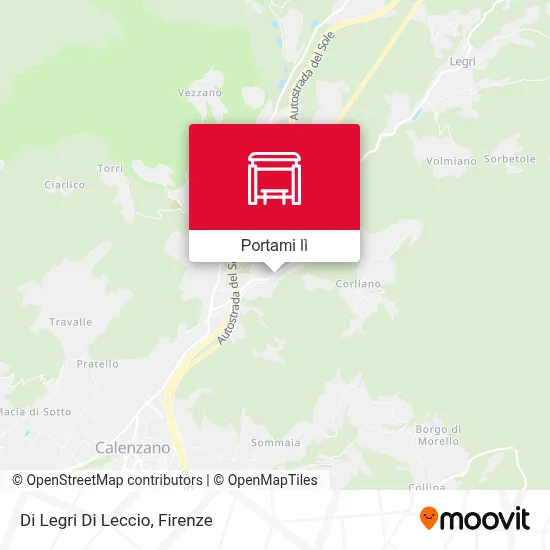 Mappa Di Legri Di Leccio