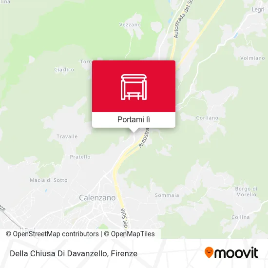 Mappa Della Chiusa Di Davanzello