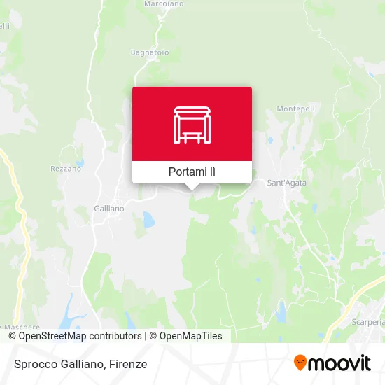 Mappa Sprocco Galliano