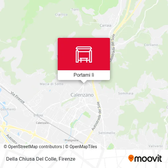 Mappa Della Chiusa Del Colle