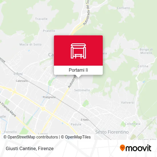 Mappa Giusti Cantine
