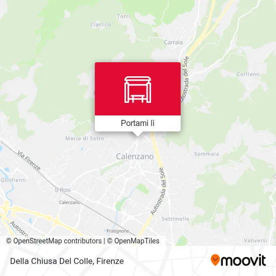 Mappa Della Chiusa Del Colle