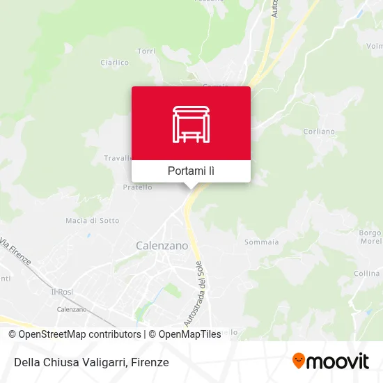 Mappa Della Chiusa Valigarri