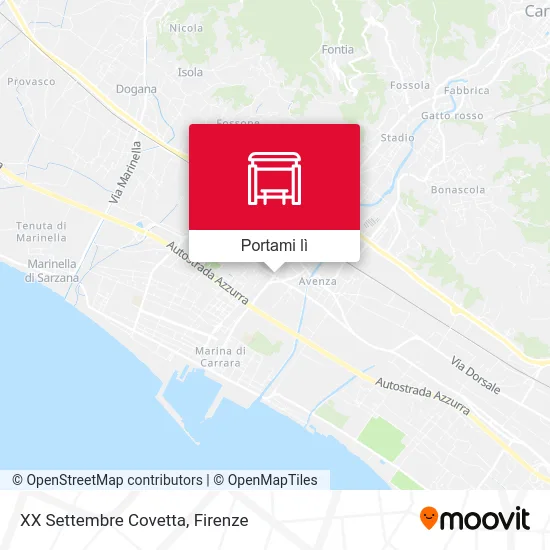 Mappa XX Settembre Covetta