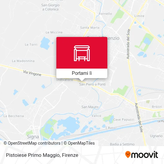 Mappa Pistoiese Primo Maggio