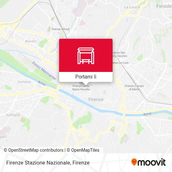 Mappa Firenze Stazione Nazionale