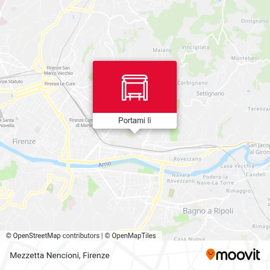 Mappa Mezzetta Nencioni