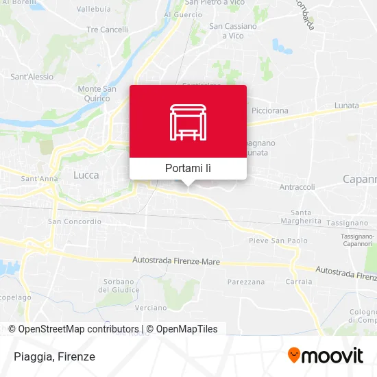 Mappa Piaggia