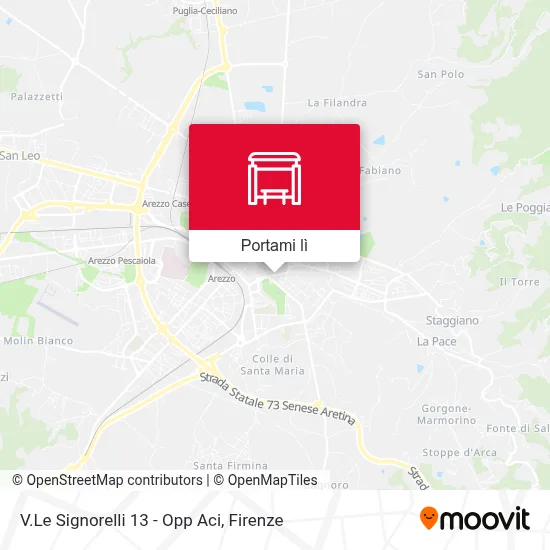Mappa V.Le Signorelli 13 - Opp Aci