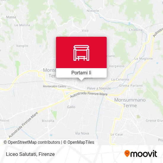 Mappa Liceo Salutati