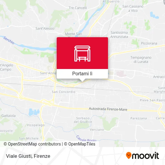 Mappa Viale Giusti