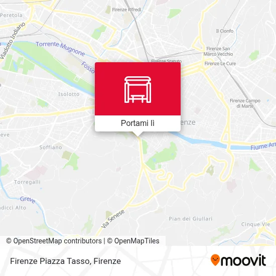 Mappa Firenze Piazza Tasso
