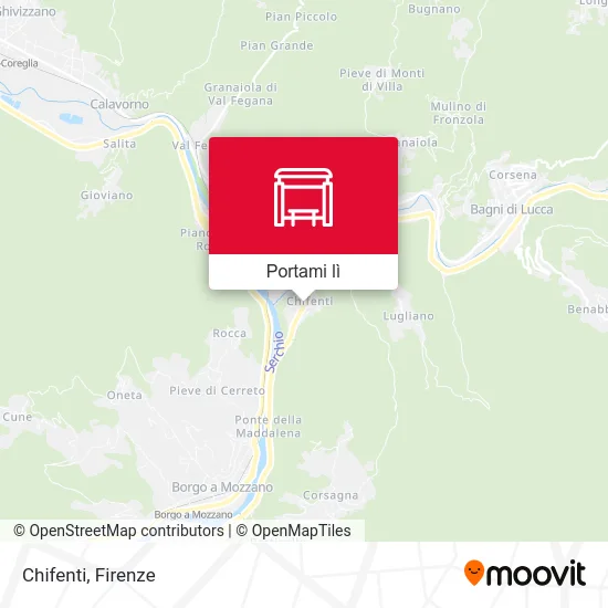 Mappa Chifenti