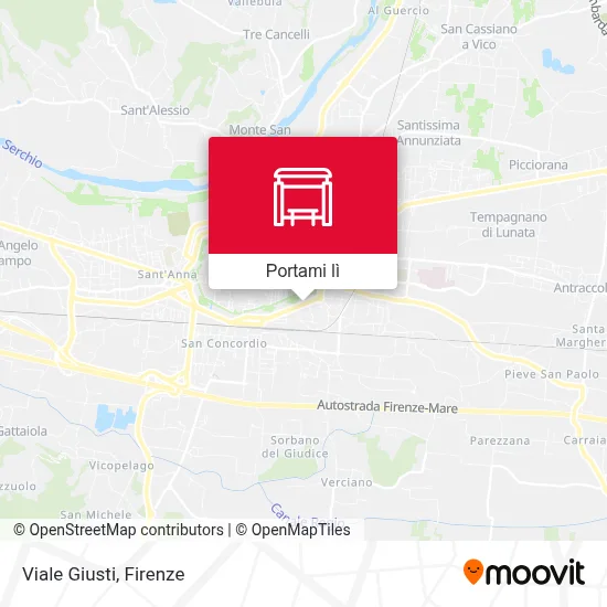 Mappa Viale Giusti