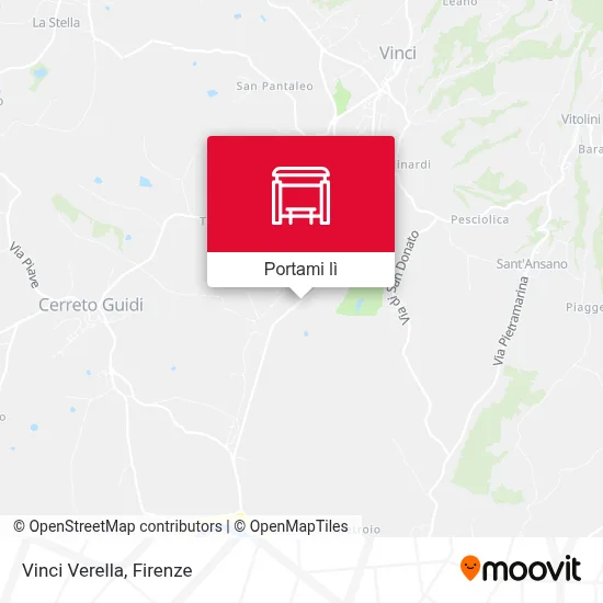 Mappa Vinci Verella