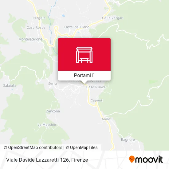 Mappa Viale Davide Lazzaretti 126