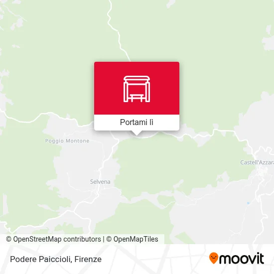 Mappa Podere Paiccioli