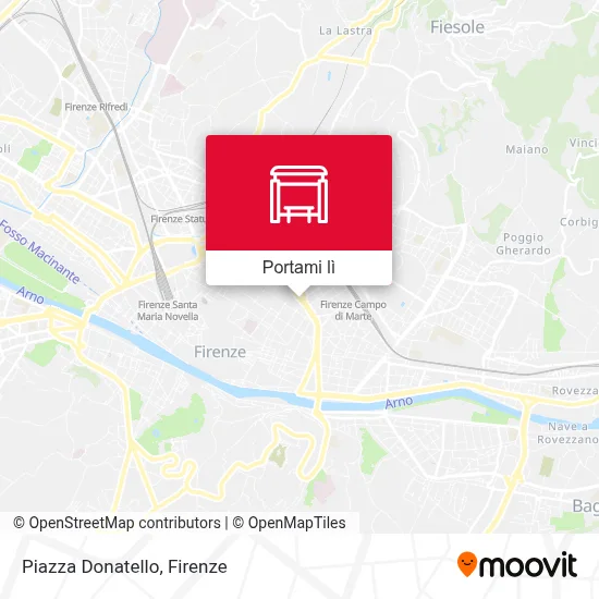 Mappa Piazza Donatello