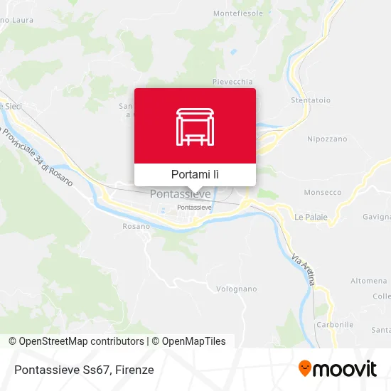 Mappa Pontassieve Ss67