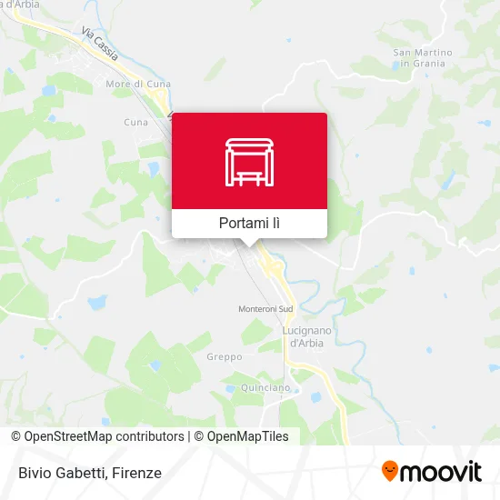 Mappa Bivio Gabetti
