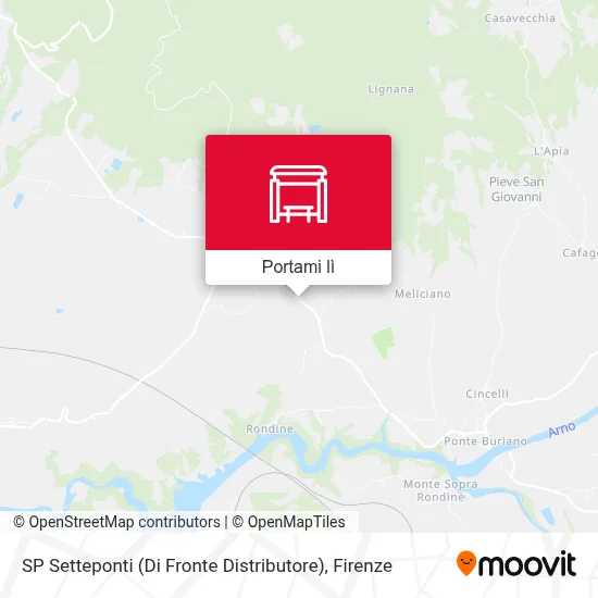Mappa SP Setteponti (Di Fronte Distributore)