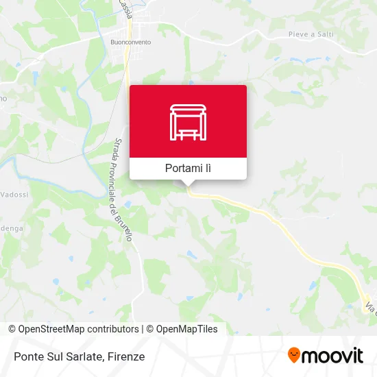 Mappa Ponte Sul Sarlate