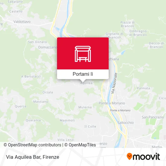 Mappa Via Aquilea Bar