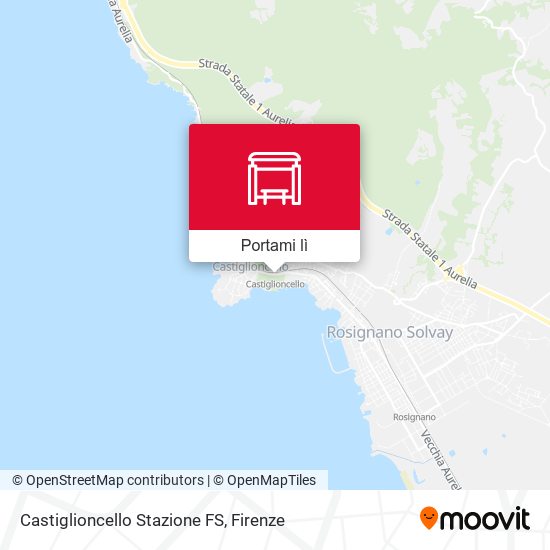 Mappa Castiglioncello Stazione FS