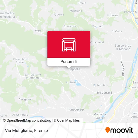 Mappa Via Mutigliano