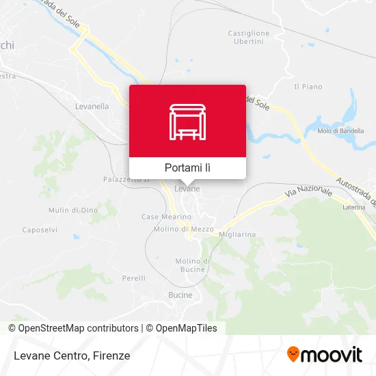 Mappa Levane Centro