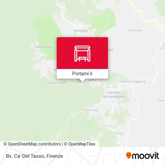 Mappa Bv. Ca' Del Tasso
