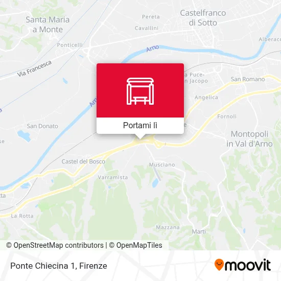 Mappa Ponte Chiecina 1