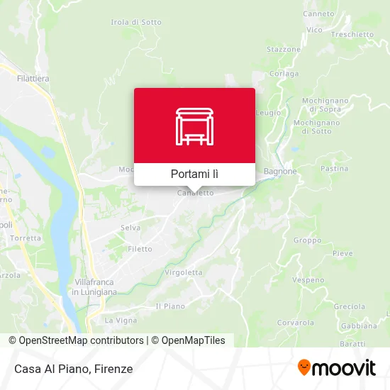 Mappa Casa Al Piano