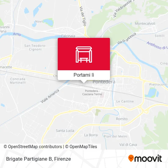 Mappa Brigate Partigiane B