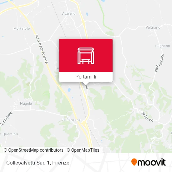 Mappa Collesalvetti Sud 1
