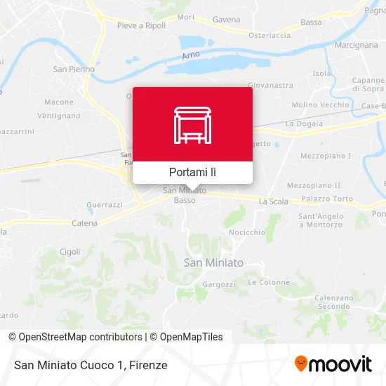 Mappa San Miniato Cuoco 1