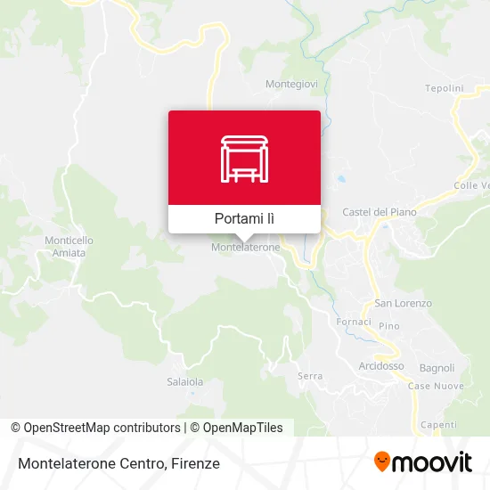 Mappa Montelaterone Centro