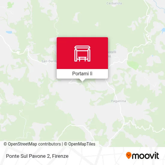 Mappa Ponte Sul Pavone 2