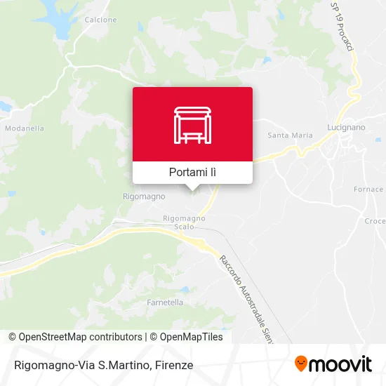 Mappa Rigomagno-Via S.Martino