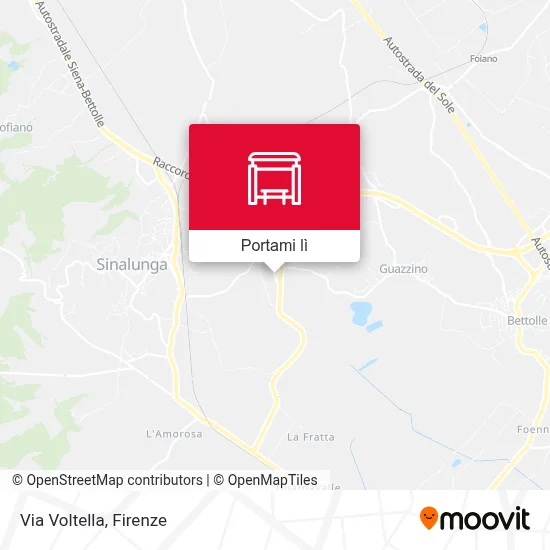 Mappa Via Voltella