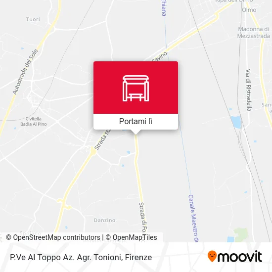Mappa P.Ve Al Toppo Az. Agr. Tonioni