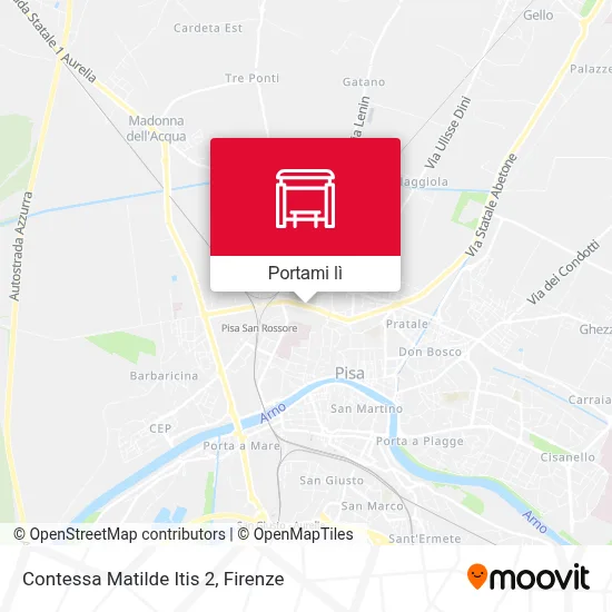 Mappa Contessa Matilde Itis 2