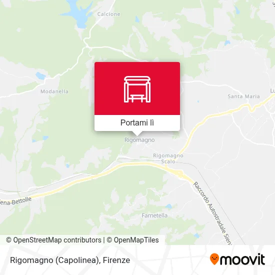 Mappa Rigomagno (Capolinea)