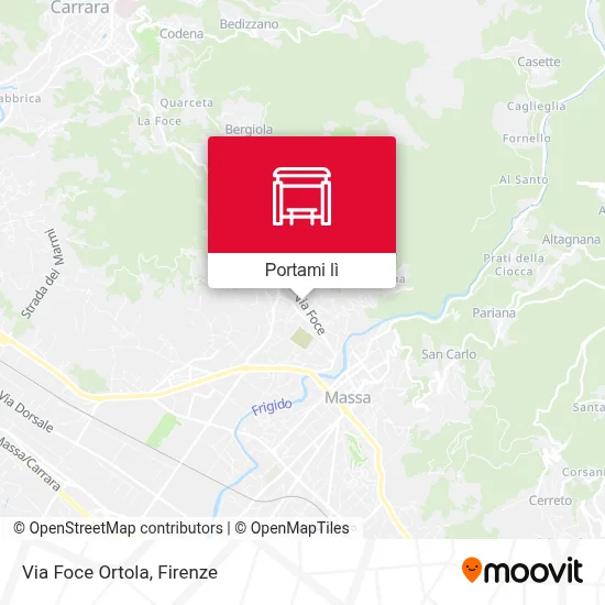 Mappa Via Foce Ortola