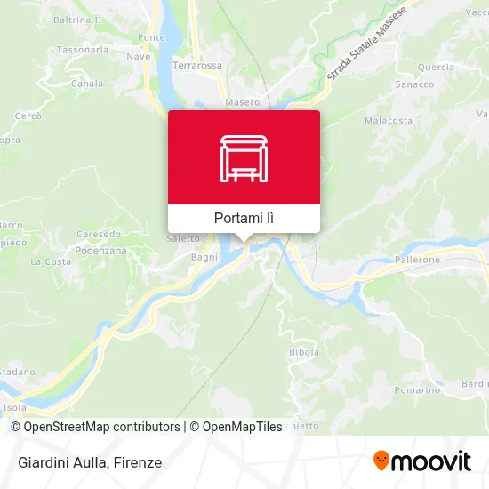 Mappa Giardini Aulla