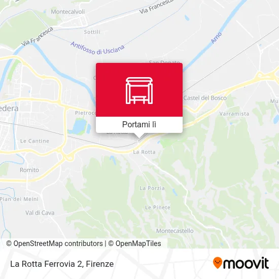 Mappa La Rotta Ferrovia 2