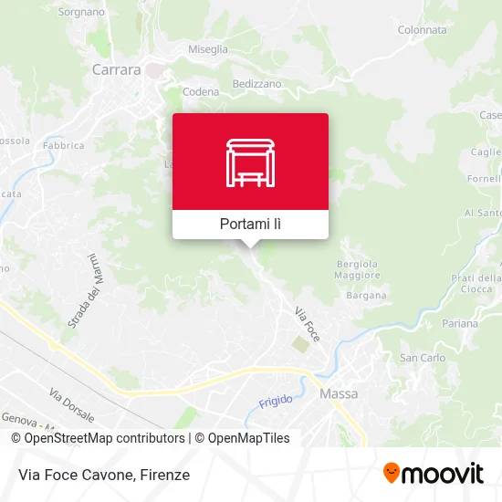 Mappa Via Foce Cavone