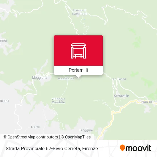 Mappa Strada Provinciale 67-Bivio Cerreta
