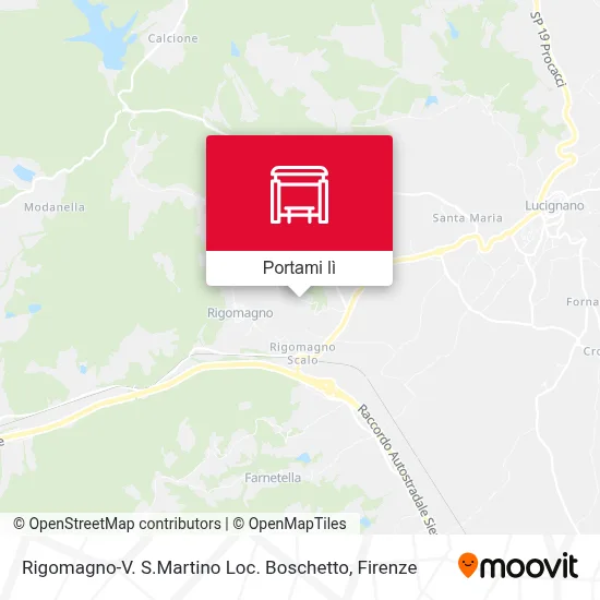 Mappa Rigomagno-V. S.Martino Loc. Boschetto